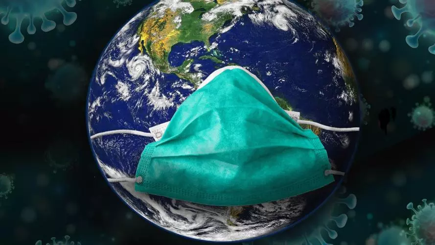 World with Mask